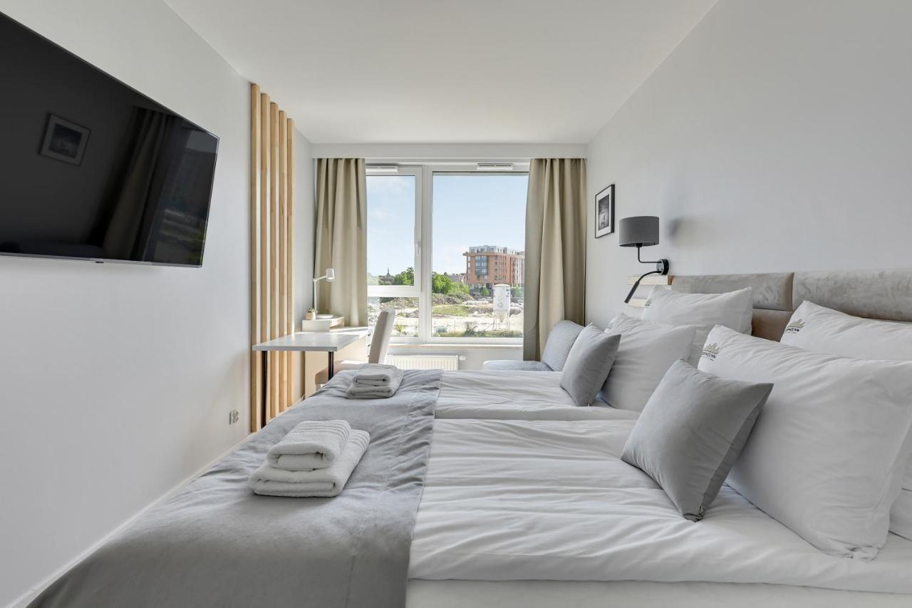 Chlebova - Riverside View Terrace, Free Parking, Gym & Kidsplay By Downtown Apartments Gdansk Exterior photo